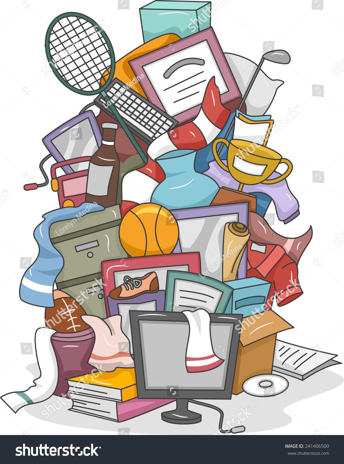 3,047 Pile random objects Images, Stock Photos & Vectors | Shutterstock