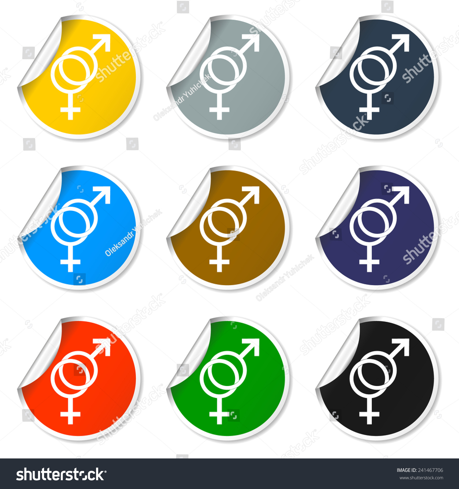 Male Female Sex Symbol Vector Illustration Stock Vector Royalty Free 241467706 Shutterstock 