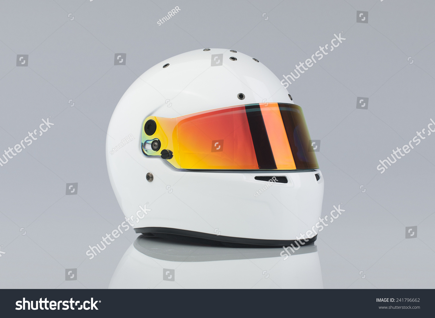 White Racing Helmet Stock Photo 241796662 | Shutterstock