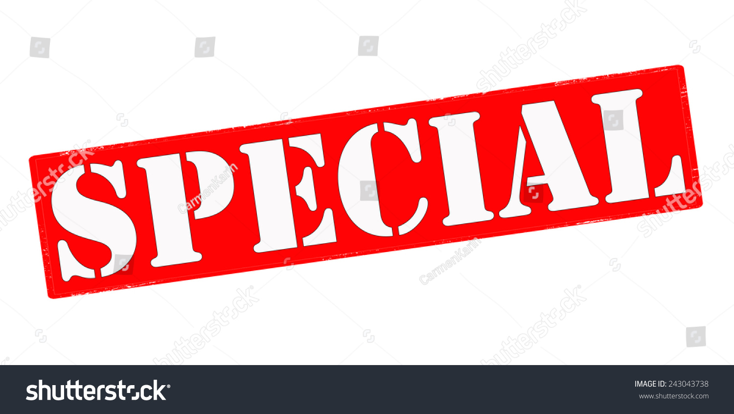 Stamp Word Special Inside Vector Illustration Stock Vector (Royalty ...