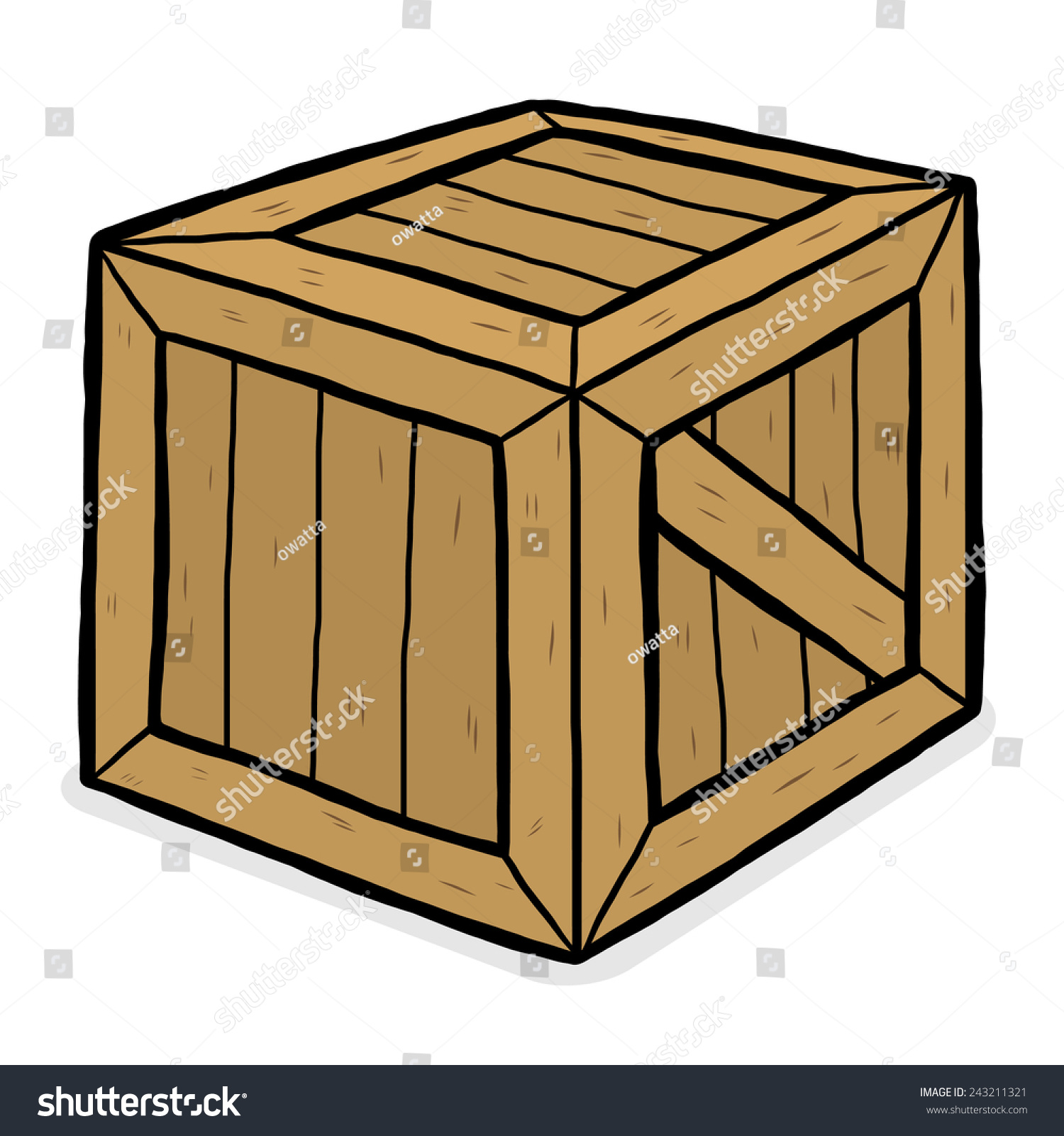 Деревянный ящик для карандашей