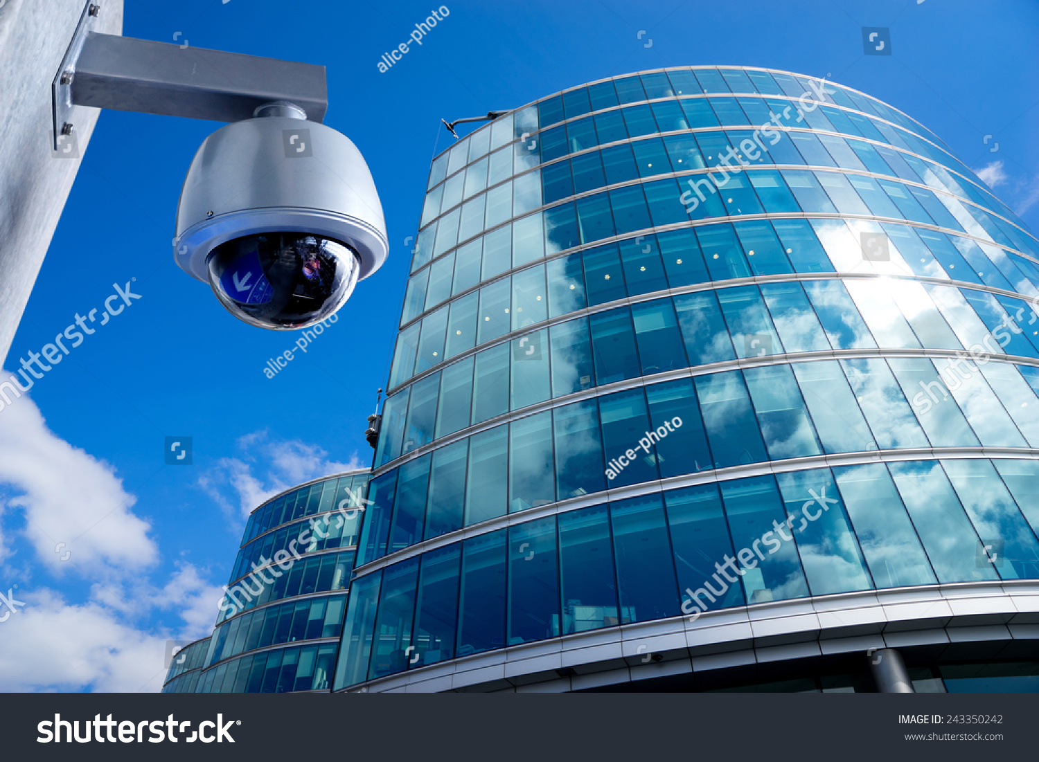 Security Cctv Camera Office Building Stock Photo 243350242 | Shutterstock