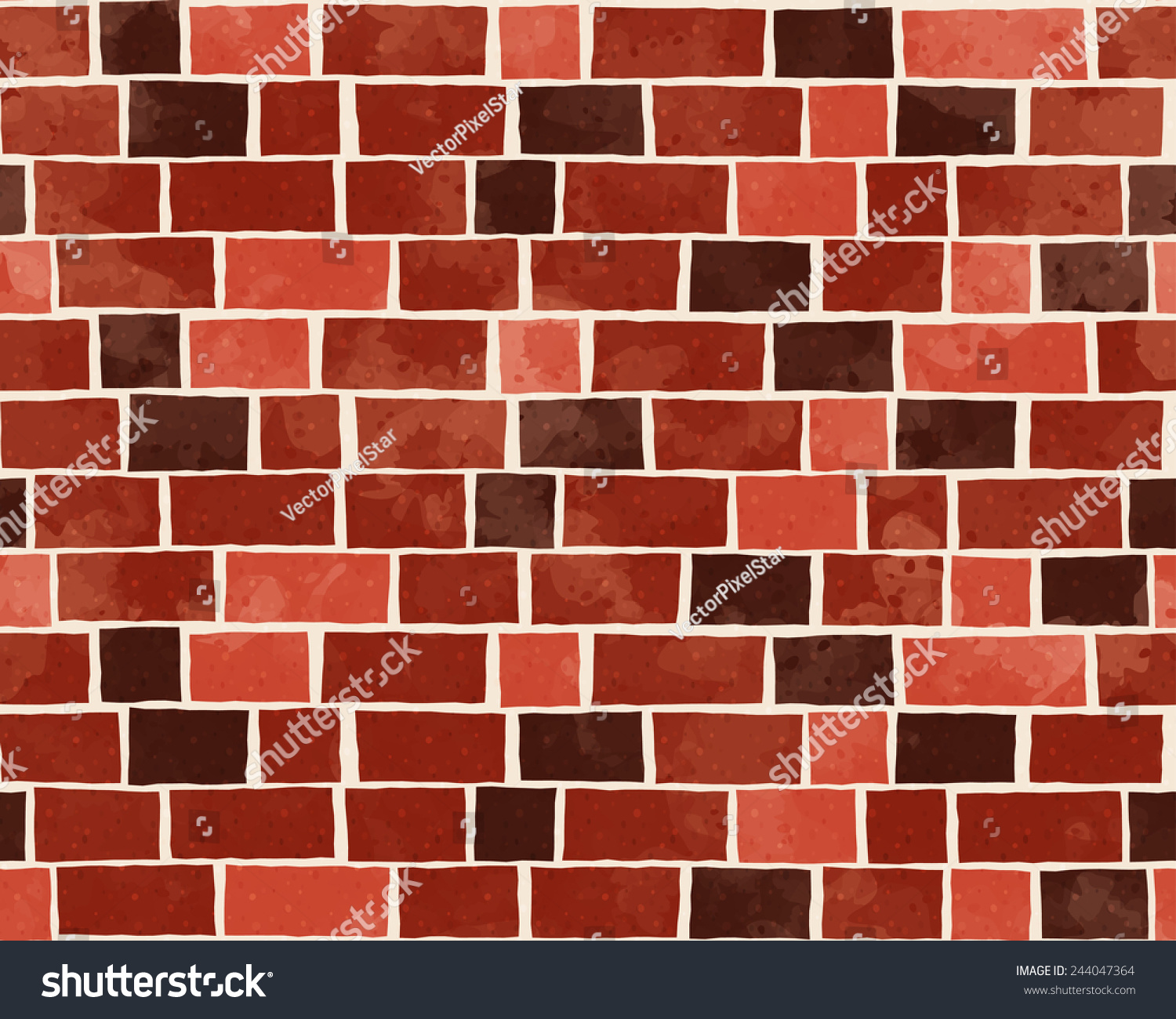 Red Brick Wall Textured Pattern Background Stock Vector Royalty Free Shutterstock