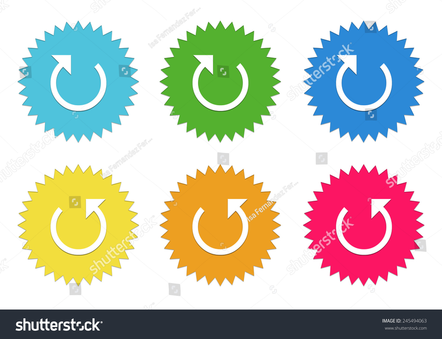 set-colorful-stickers-icons-arrow-symbol-stock-illustration-245494063-shutterstock