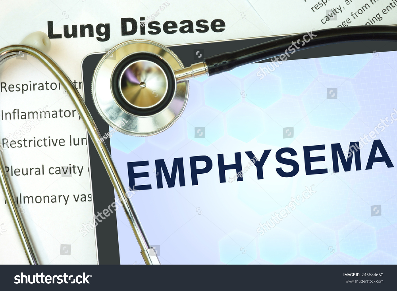 Tablet Word Emphysema Stethoscope Stock Photo 245684650 | Shutterstock