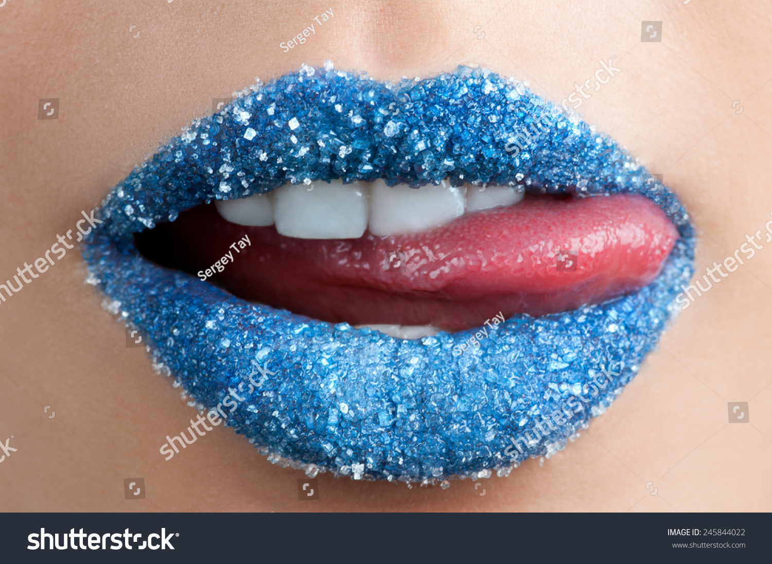 ice blue lipstick