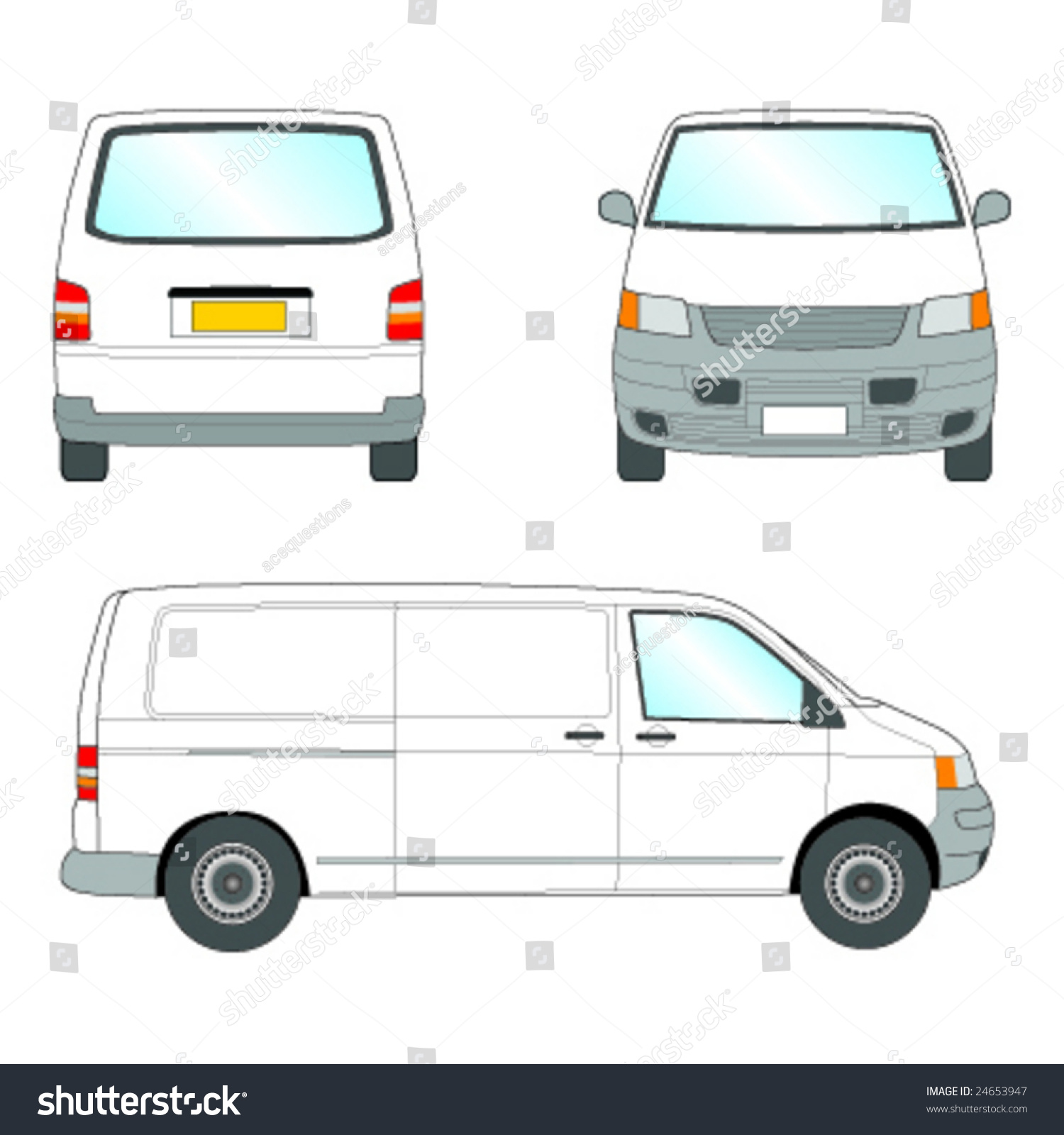 Toyota hiace чертеж