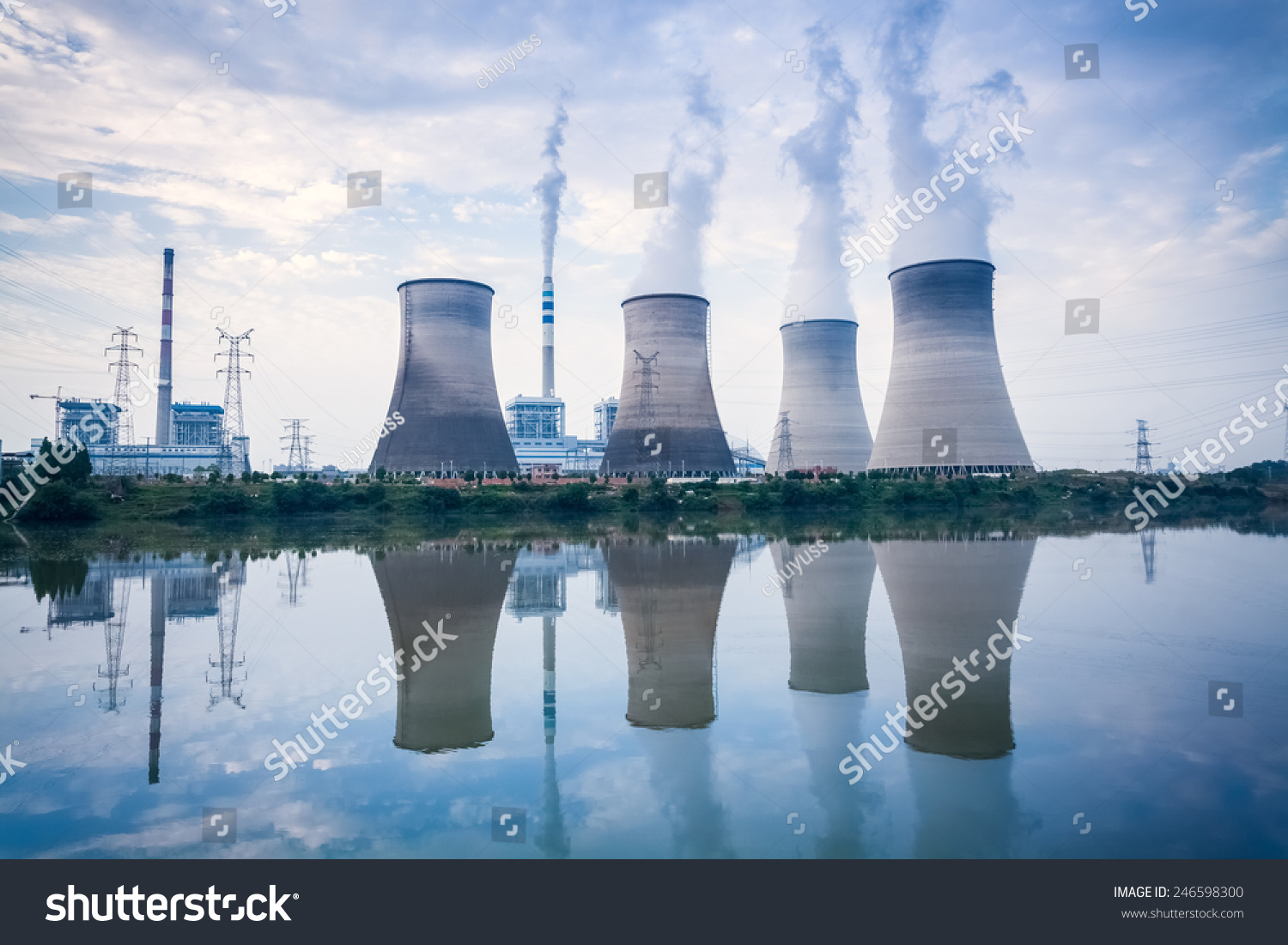 Coalfired Power Plant Stock Photo 246598300 Shutterstock Coalfired Power Plant Stock Photo 246598300 Shutterstock