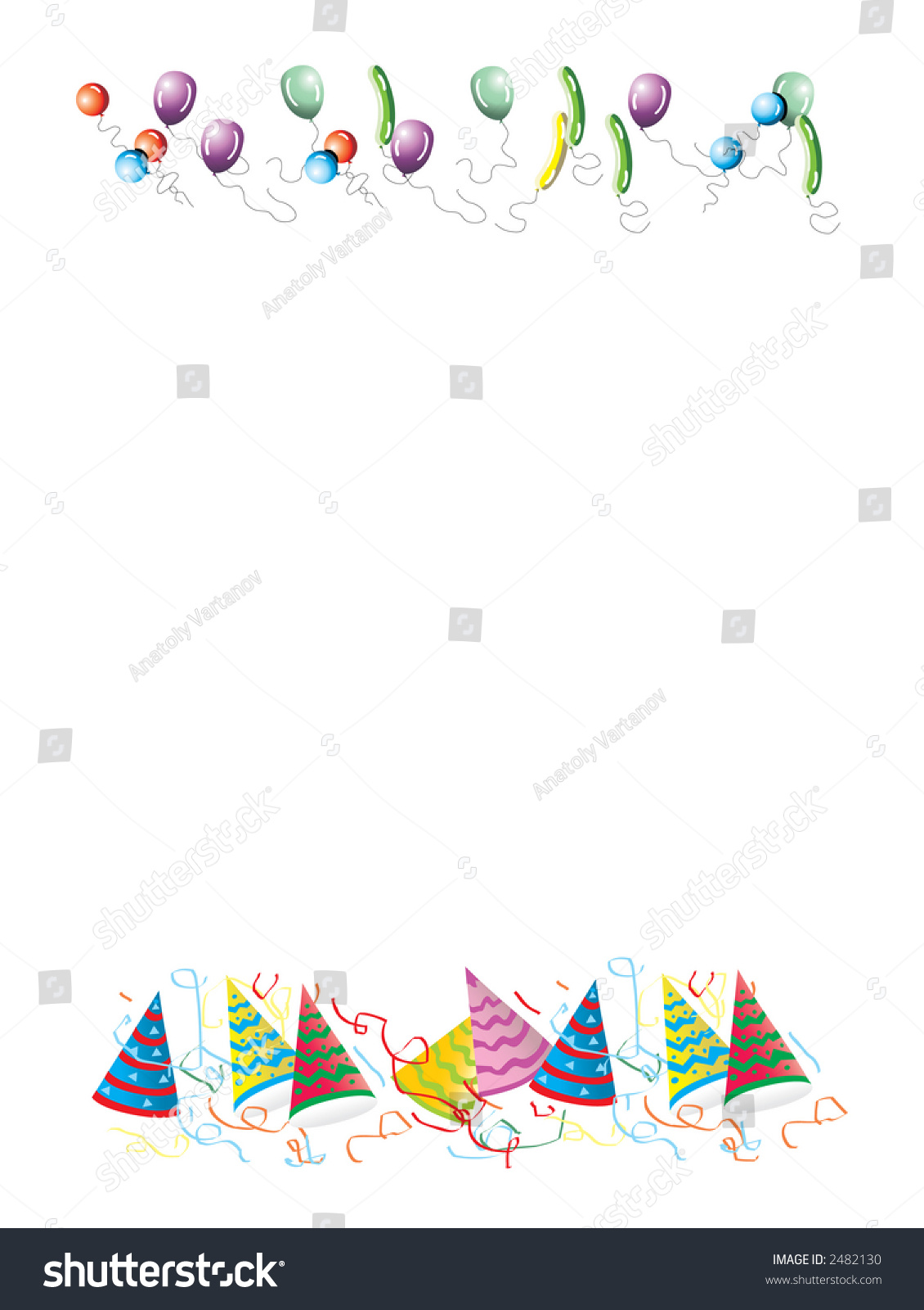 Celebrations Letter Background Illustration White Background Stock ...