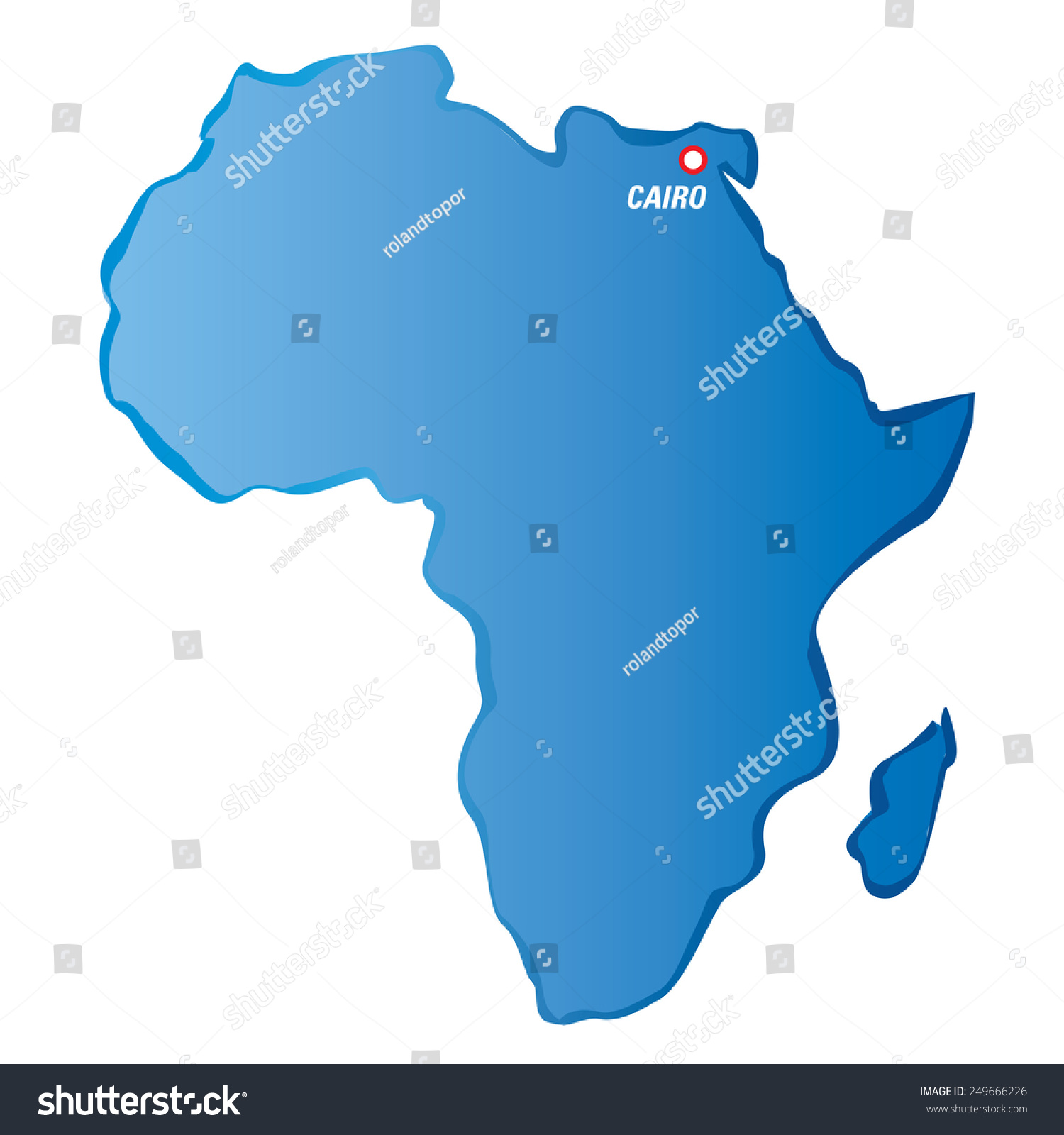 Cairo In Africa Map Blue Vector Map Africa Cairo Stock Vector (Royalty Free) 249666226 |  Shutterstock