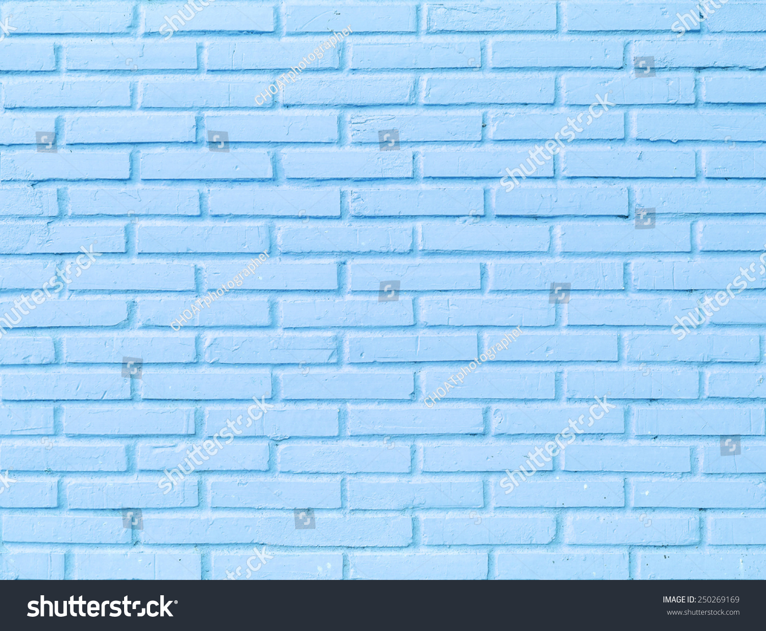 Stock Photo Light Blue Tiles Brick Wall Texture Background 250269169 
