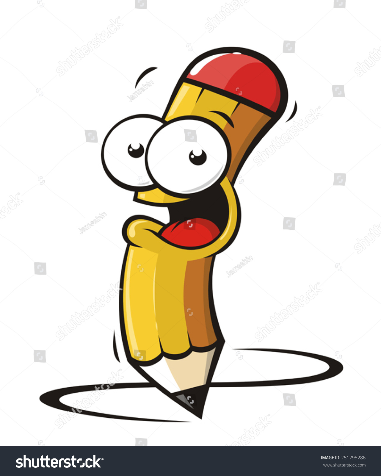 funny-pencil-stock-vector-royalty-free-251295286-shutterstock