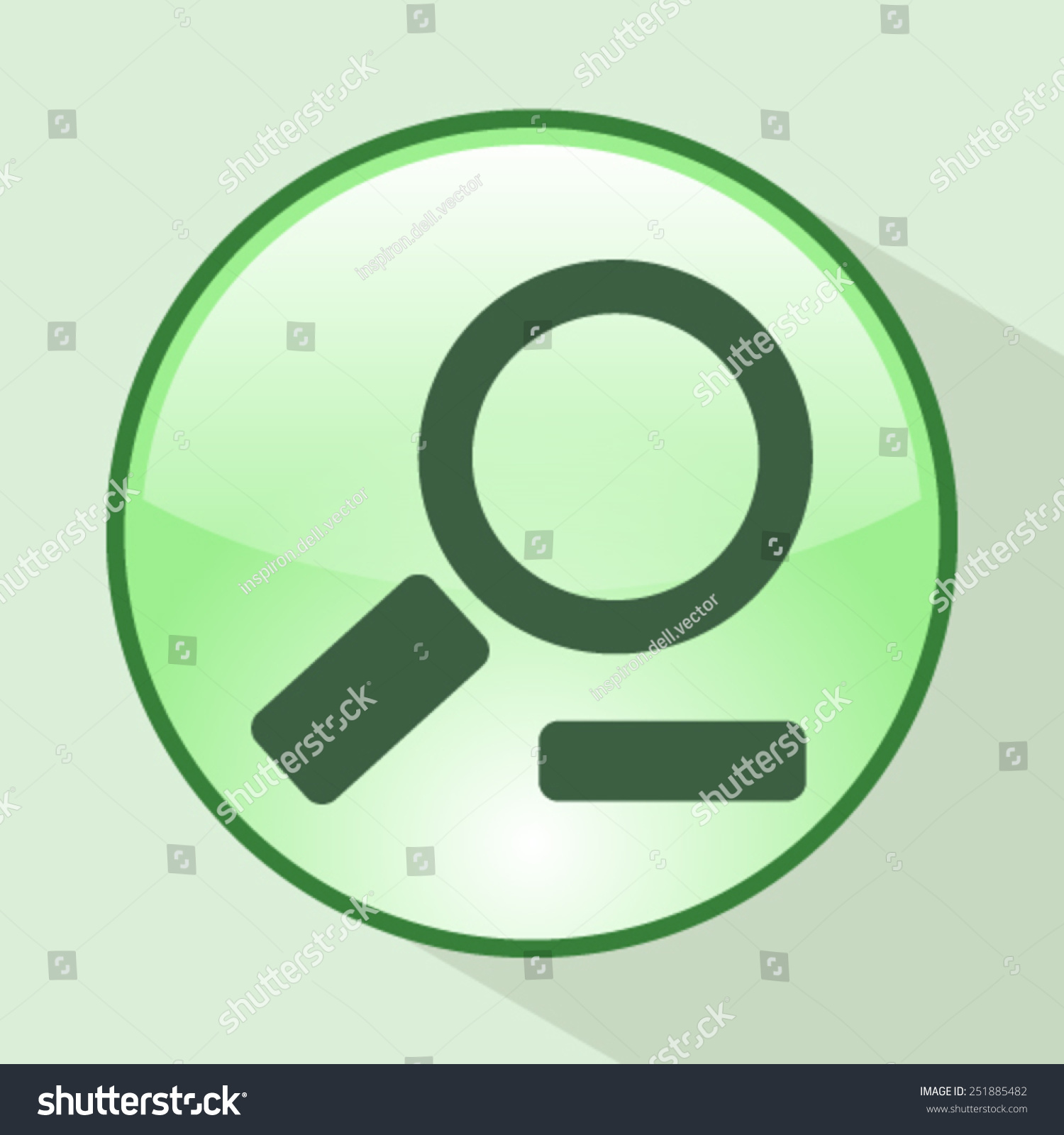 Magnifying Glassvector Illustration Stock Vector Royalty Free 251885482 Shutterstock 9125