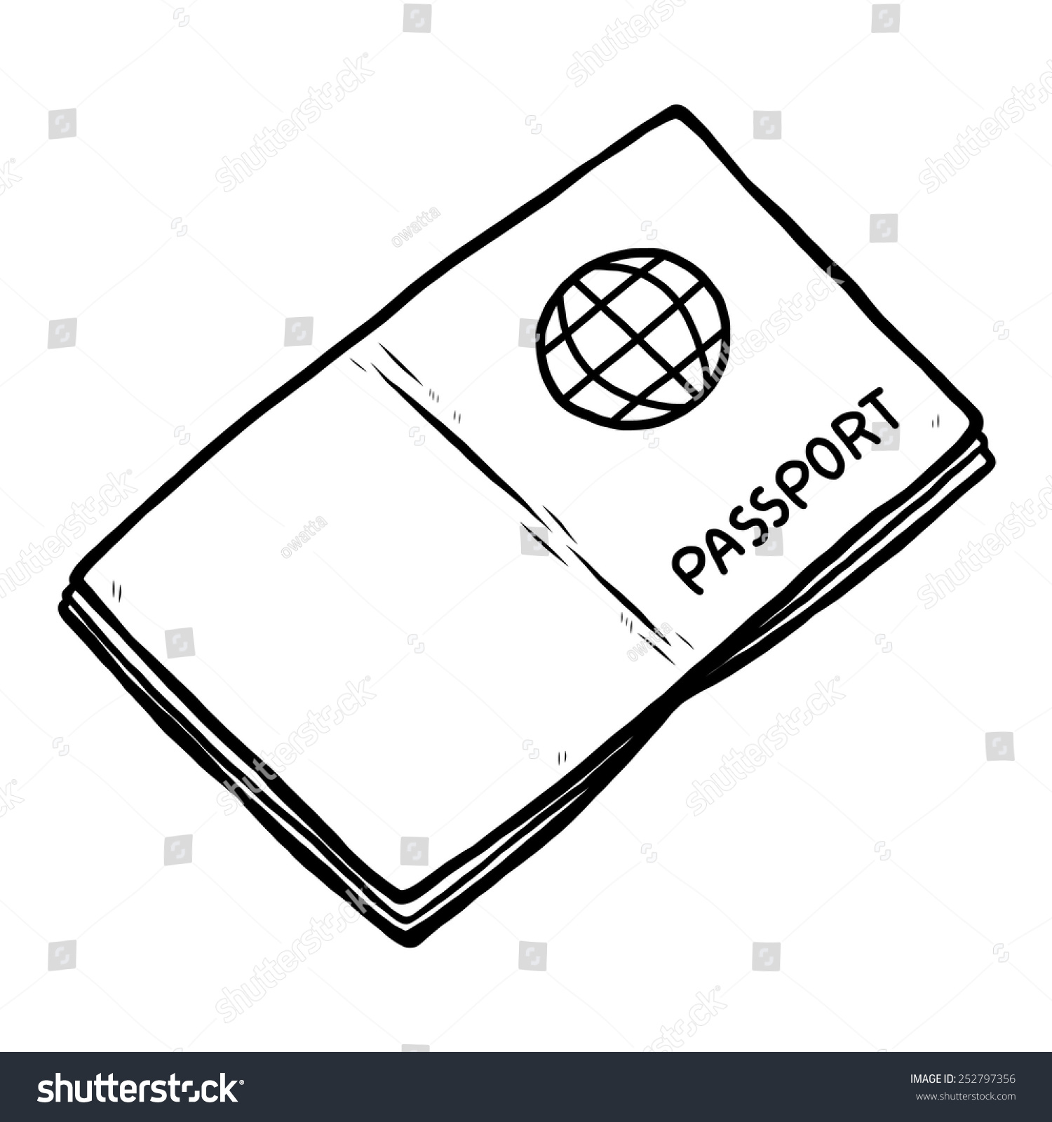 Раскраска паспорт
