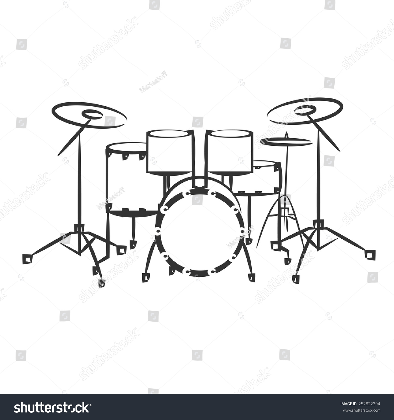 Схематичные барабаны