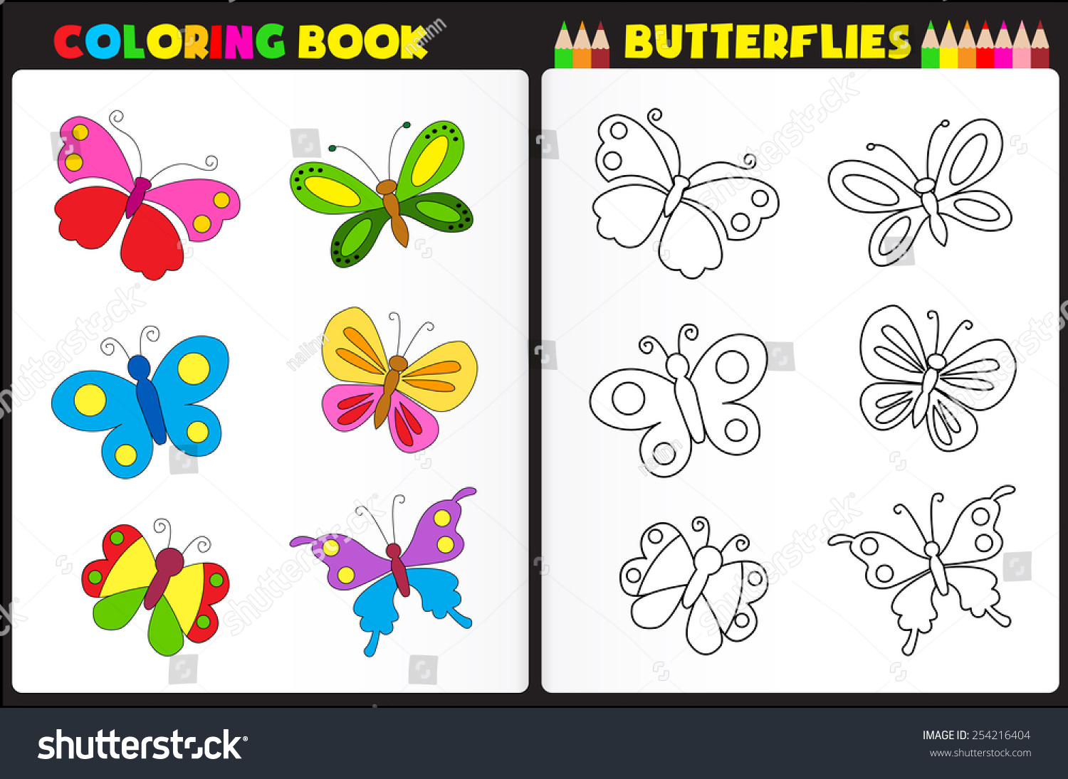 Бабочка маленькая несет буквы