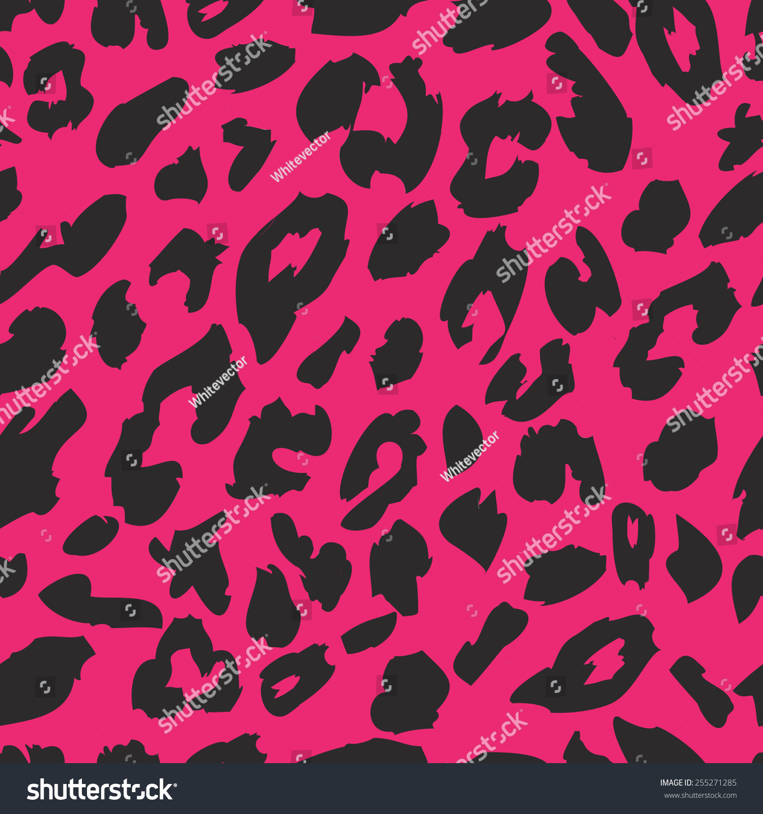 Leopard Skin Pattern Stock Vector (Royalty Free) 255271285 | Shutterstock