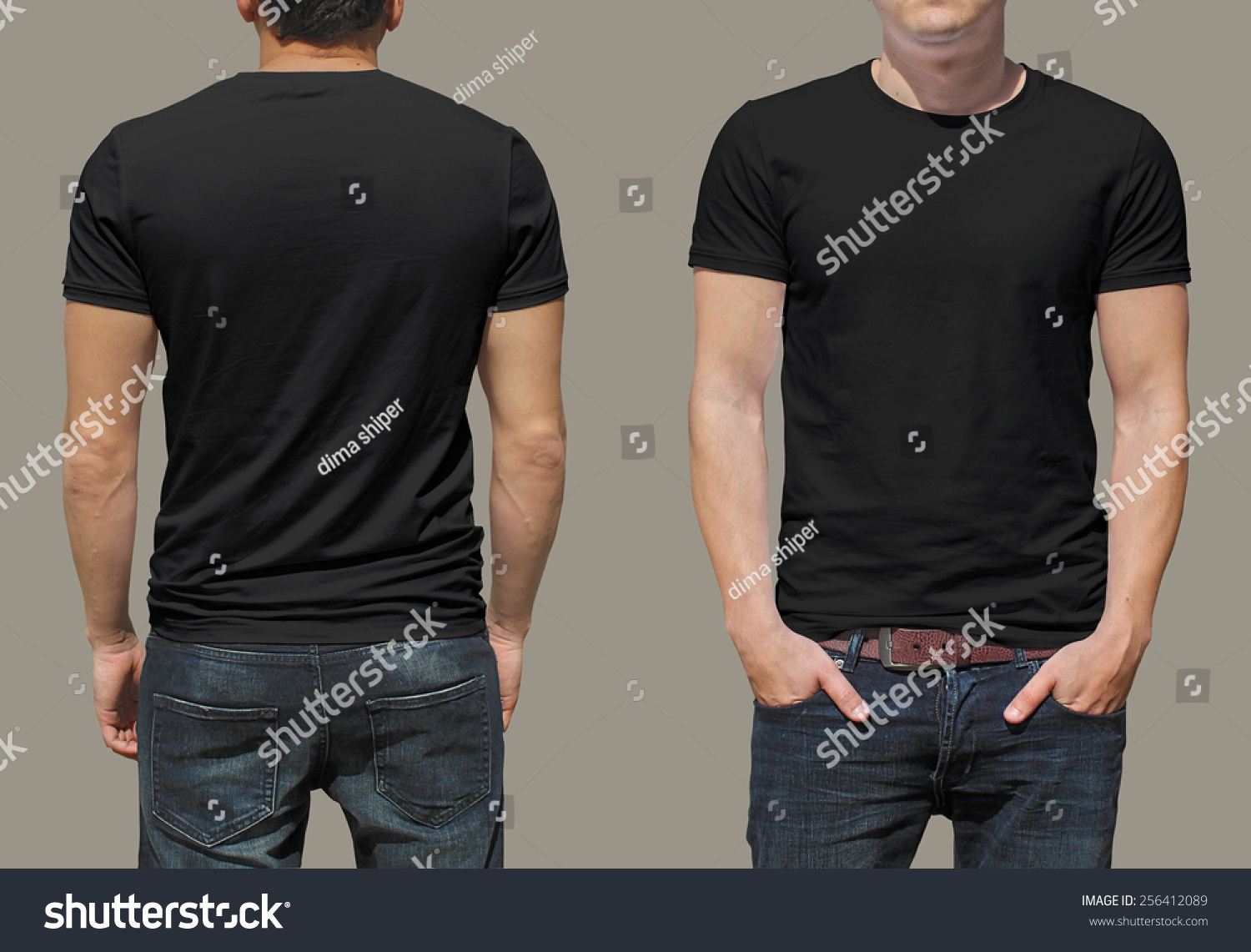 Tshirt Template Stock Photo 256412089 | Shutterstock