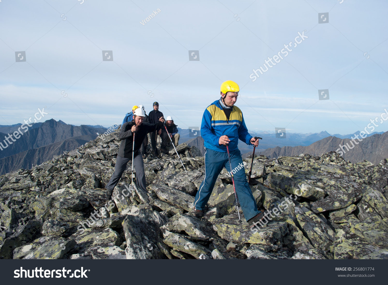 Group Hikers Ural Mountains Russia Stock Photo 256801774 Shutterstock   Stock Photo Group Of Hikers In Ural Mountains Russia 256801774 