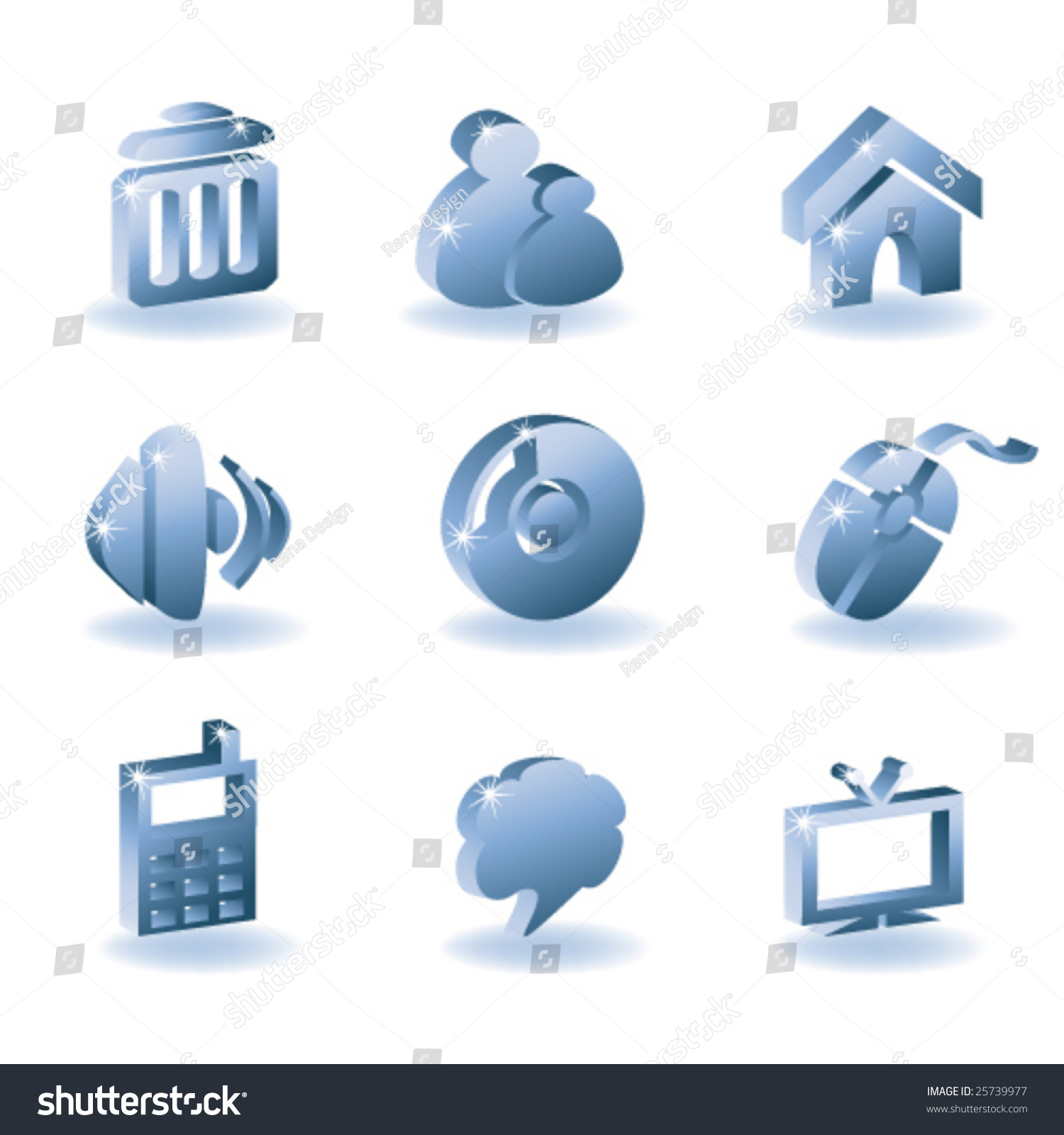 Collection Vector Symbols Stock Vector (Royalty Free) 25739977 ...