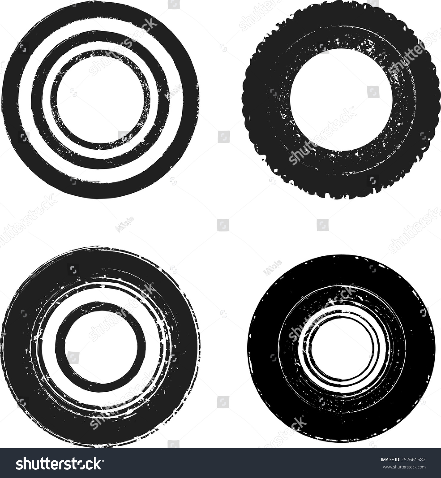 Set Grunge Rubber Texture Stamp Vector Stock Vector (Royalty Free ...