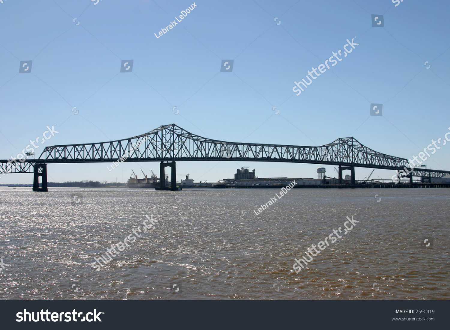 Baton Rouge River Bridge Mississippi River Bridge