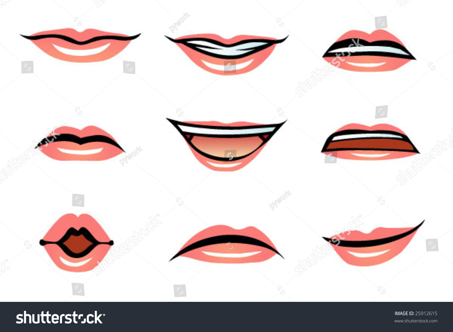 Грустные губы