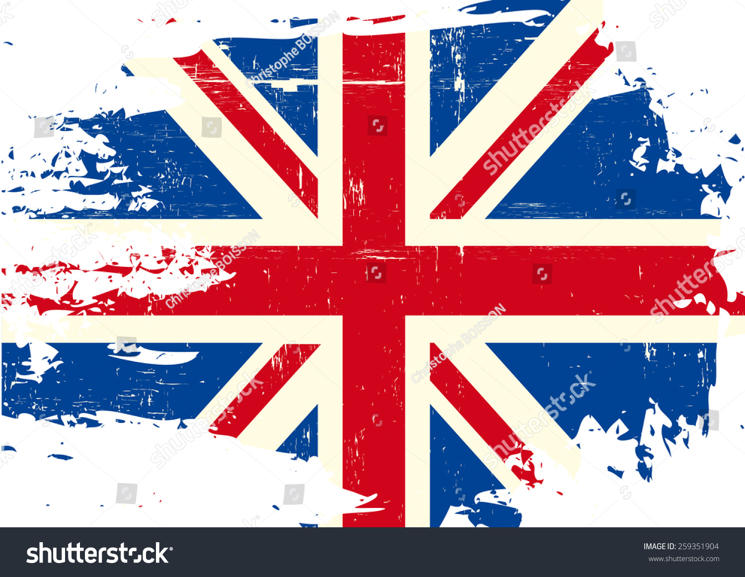 Стилизованный английский флаг