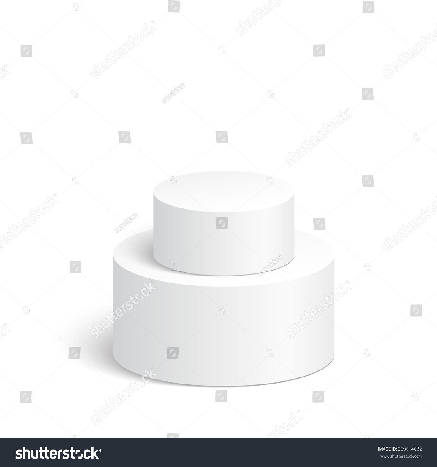 Geometric Shapes 3d Cylinder Platform Podium Stock Vector (Royalty Free ...