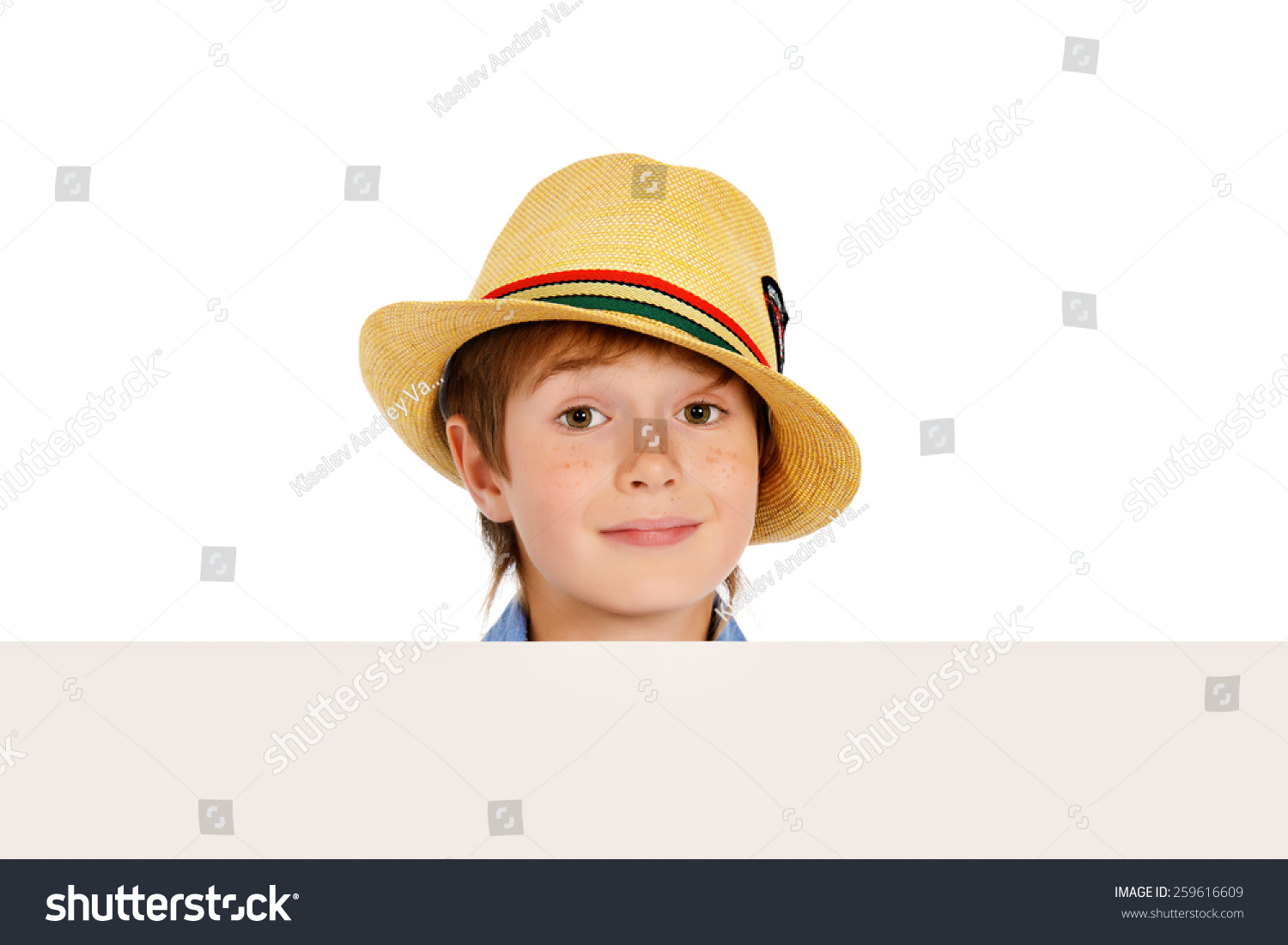 Portrait Cute 7 Year Old Boy Stock Photo 259616609 | Shutterstock