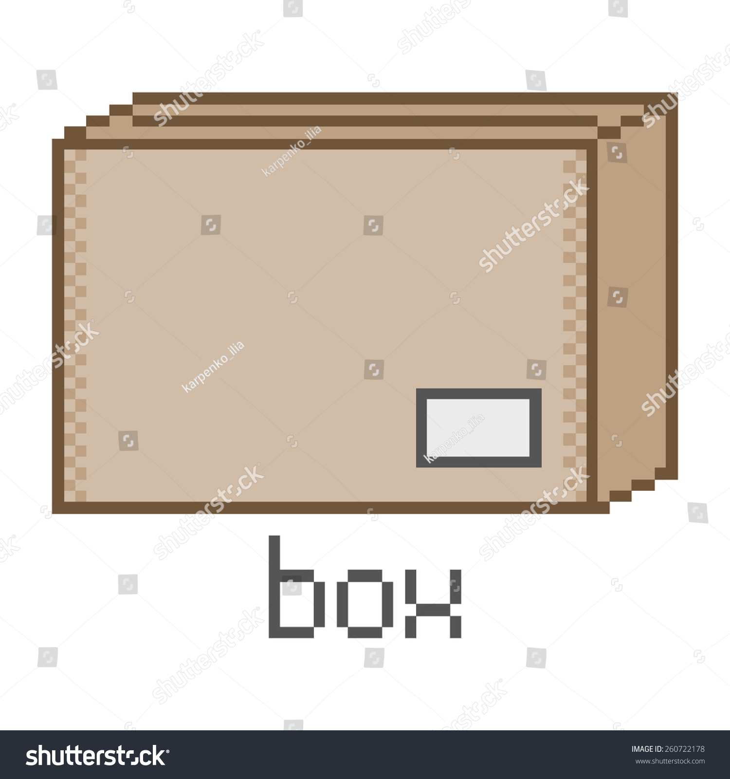 Пиксельные коробки