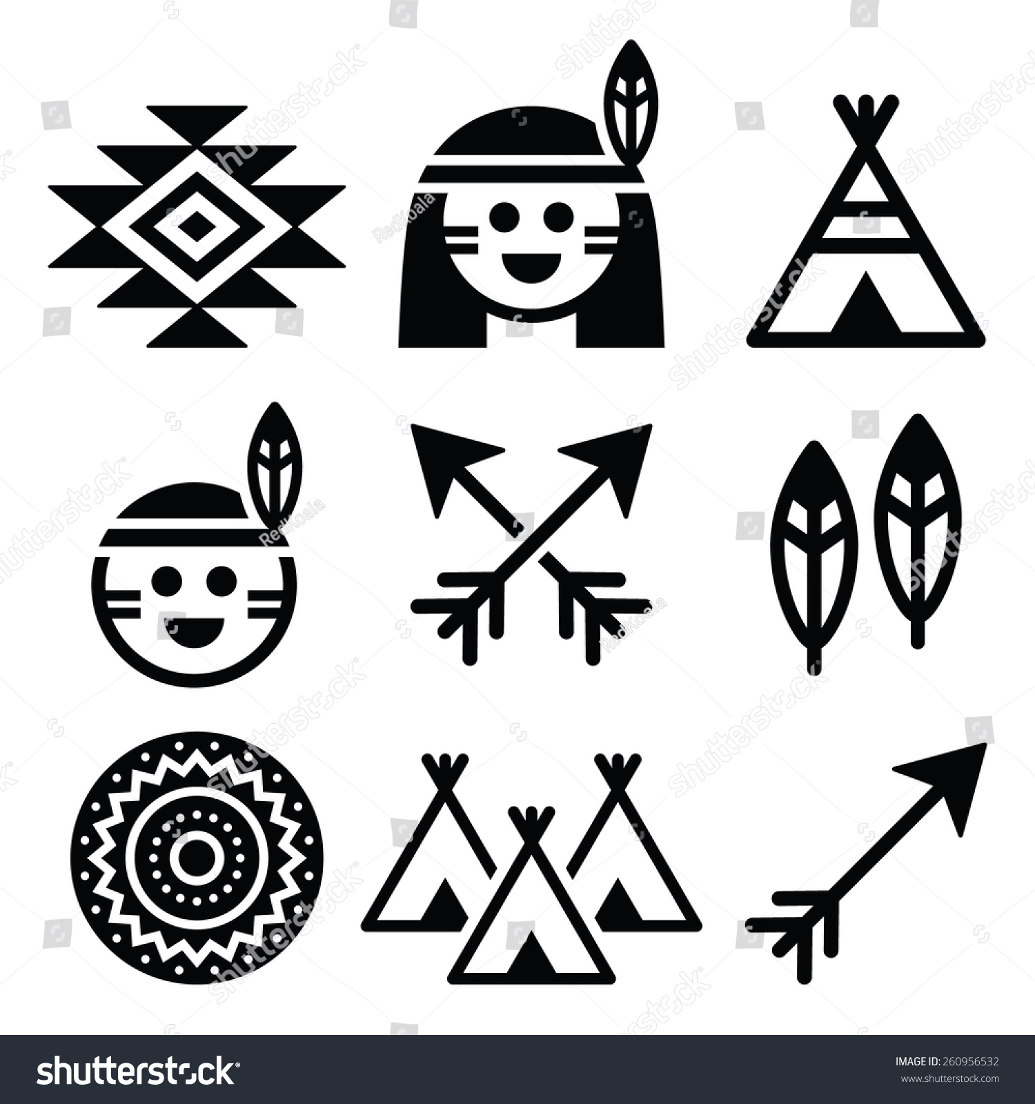 Символы индейцев
