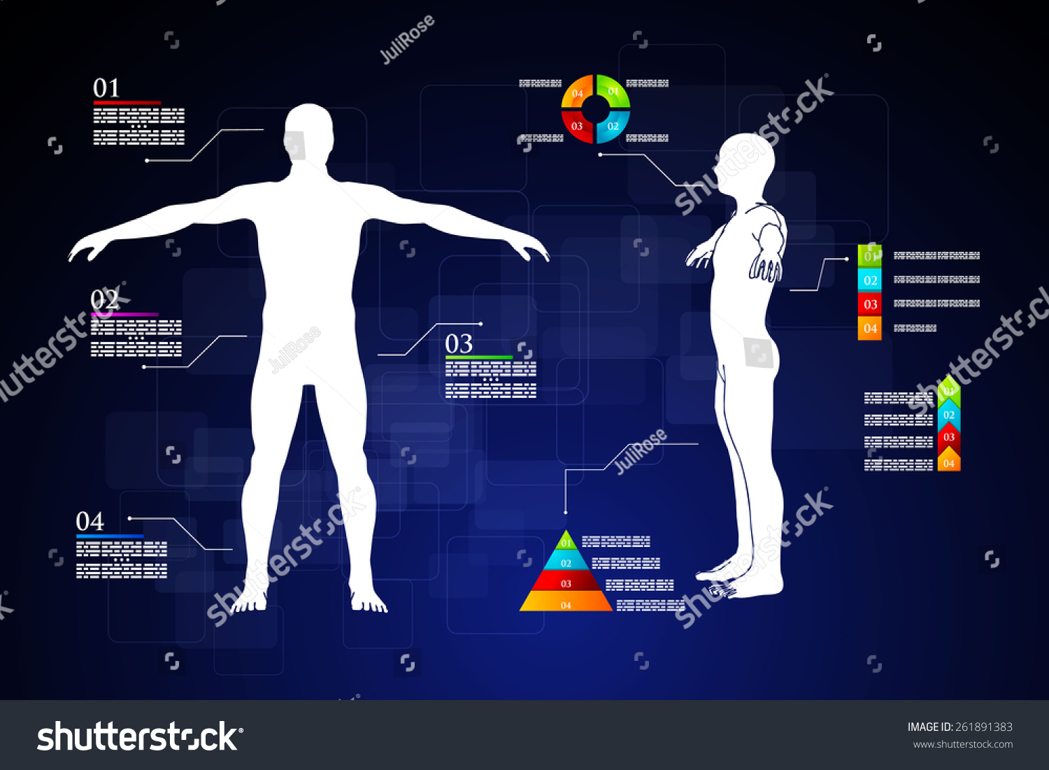 Vector Illustration Medicine Infographics Schematic Description Stock ...