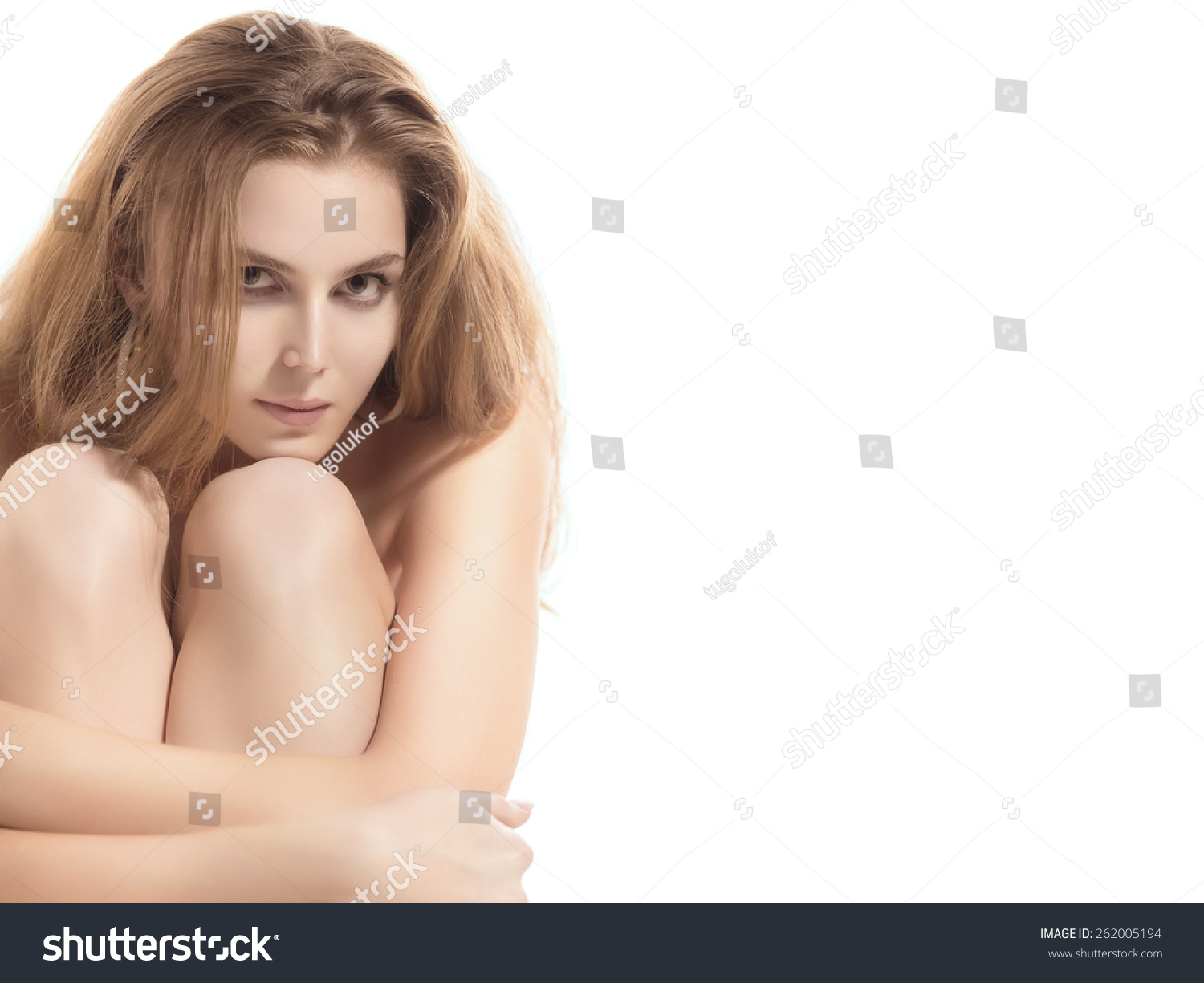 Luxury Young Naked Woman Sitting On 스톡 사진 262005194 Shutterstock