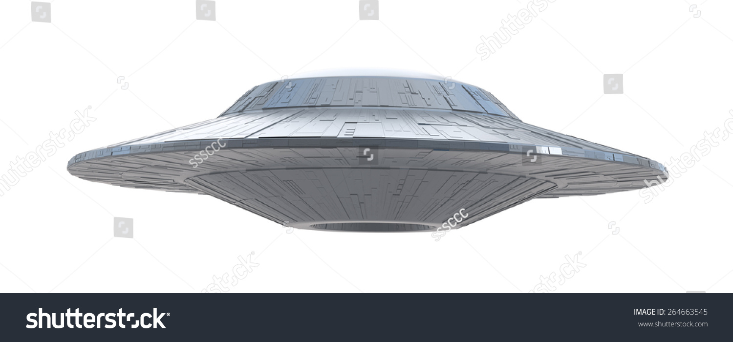 Ufo On White Background Stock Illustration 264663545 | Shutterstock