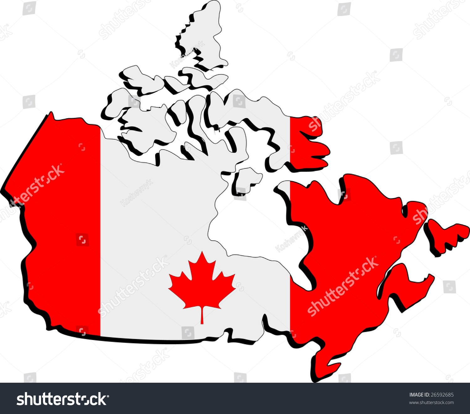 Colors Canada Stock Vector (Royalty Free) 26592685 | Shutterstock