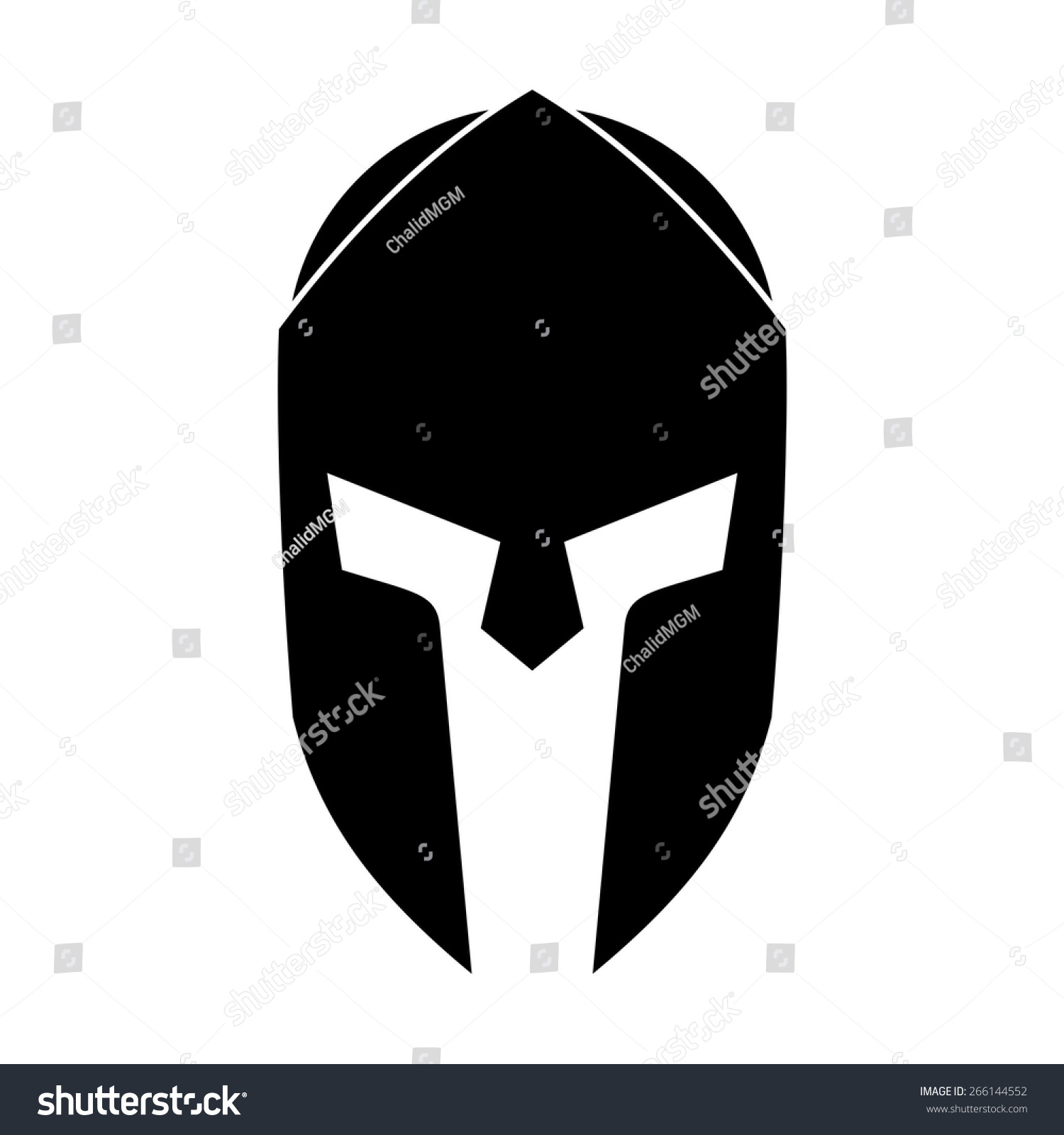 Наклейка шлем спартанца