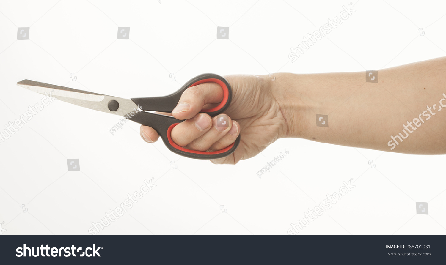 Hand Holding Scissors Stock Photo Shutterstock