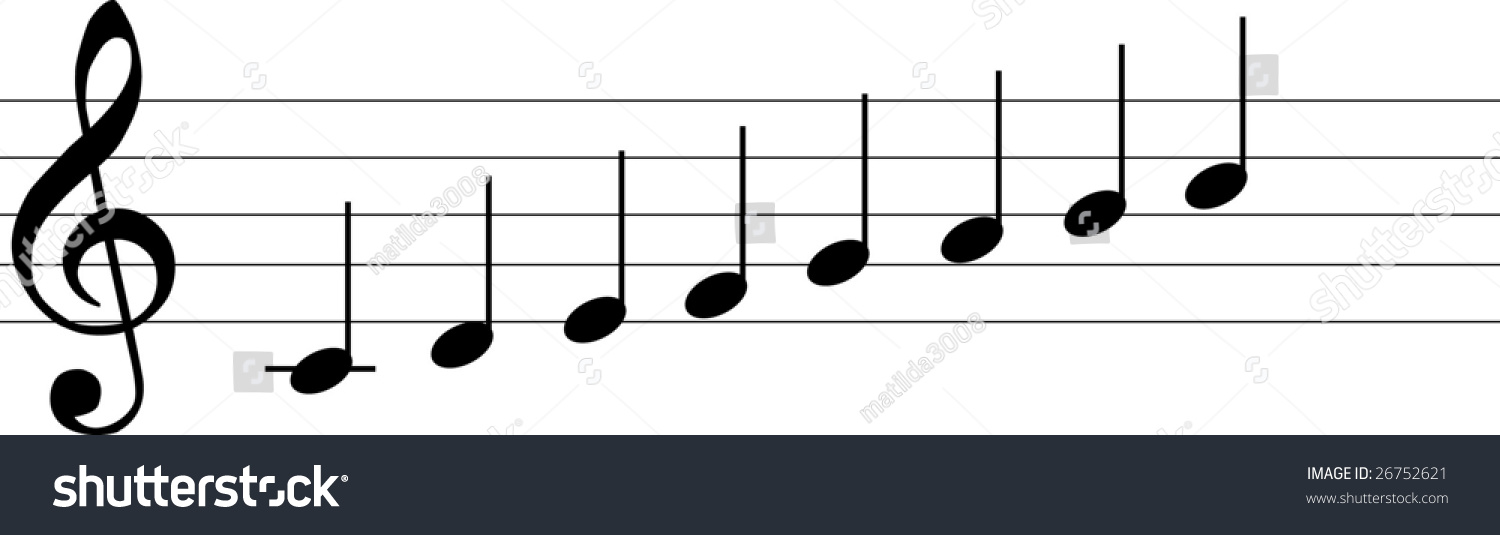 Violin Key Music Notes Stock Vector (Royalty Free) 26752621 | Shutterstock