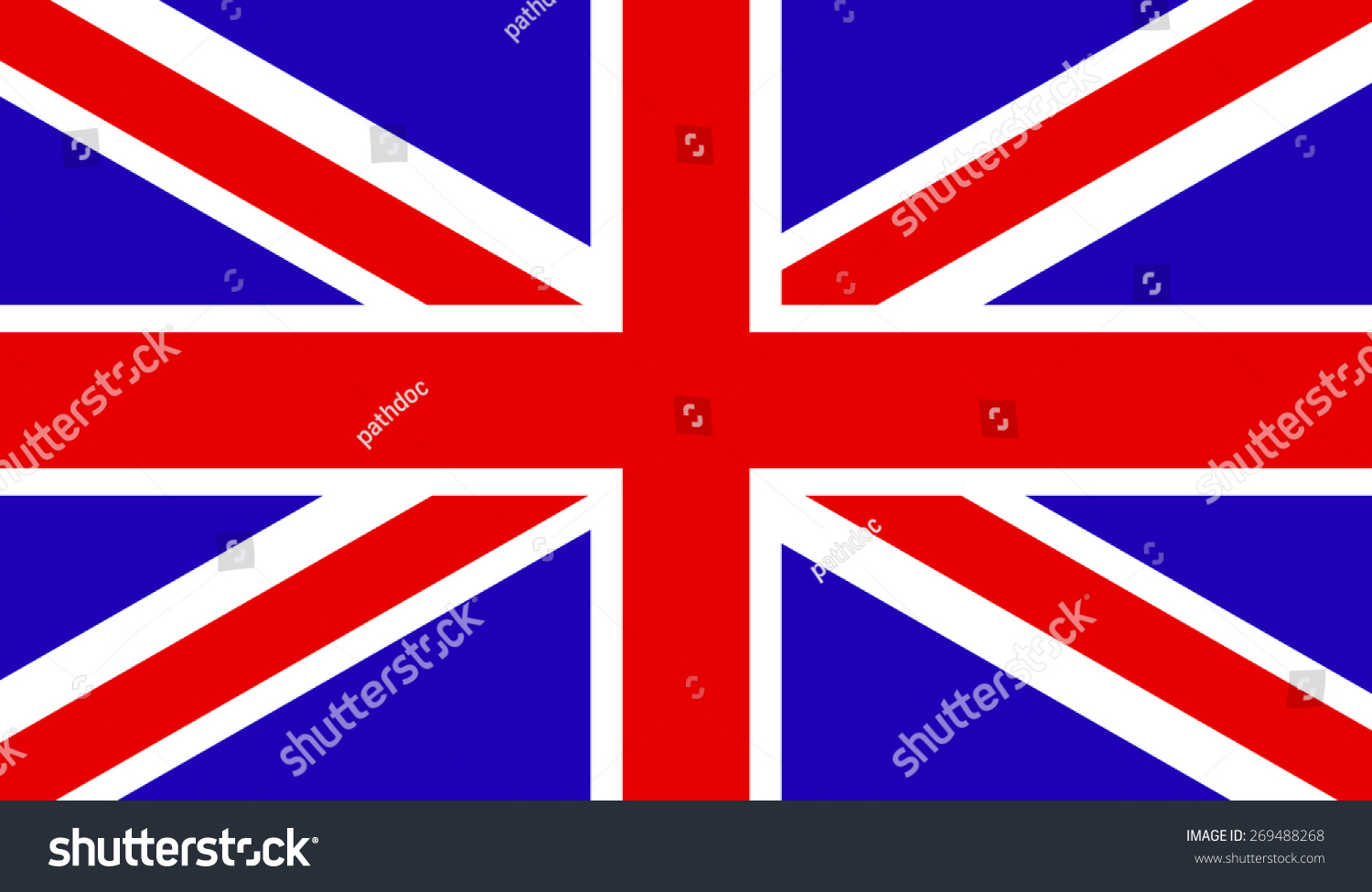 Official Uk Flag United Kingdom Aka Stock Vector (royalty Free 