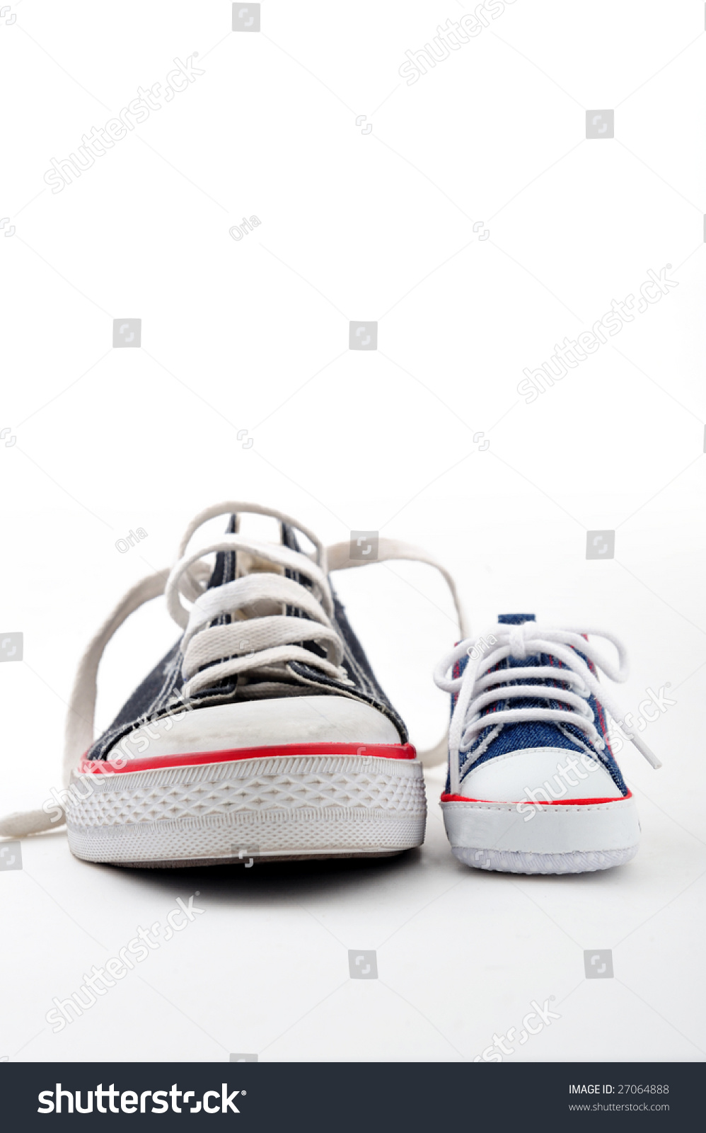 Father Ans Son Sport Shoes On Stock Photo 27064888 | Shutterstock