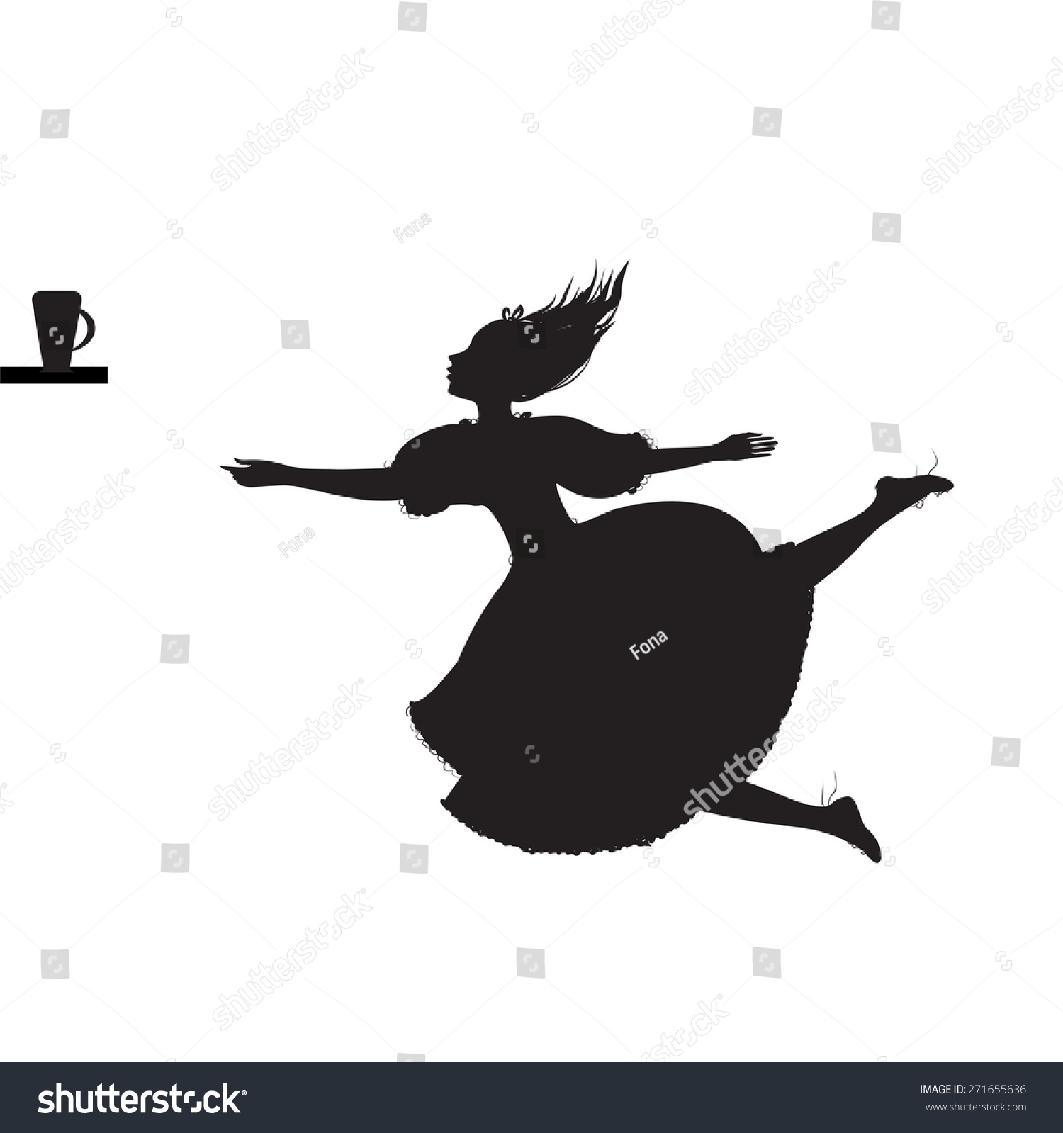 Alice Falling Down Lewis Carroll Fairytale Stock Vector (Royalty Free ...