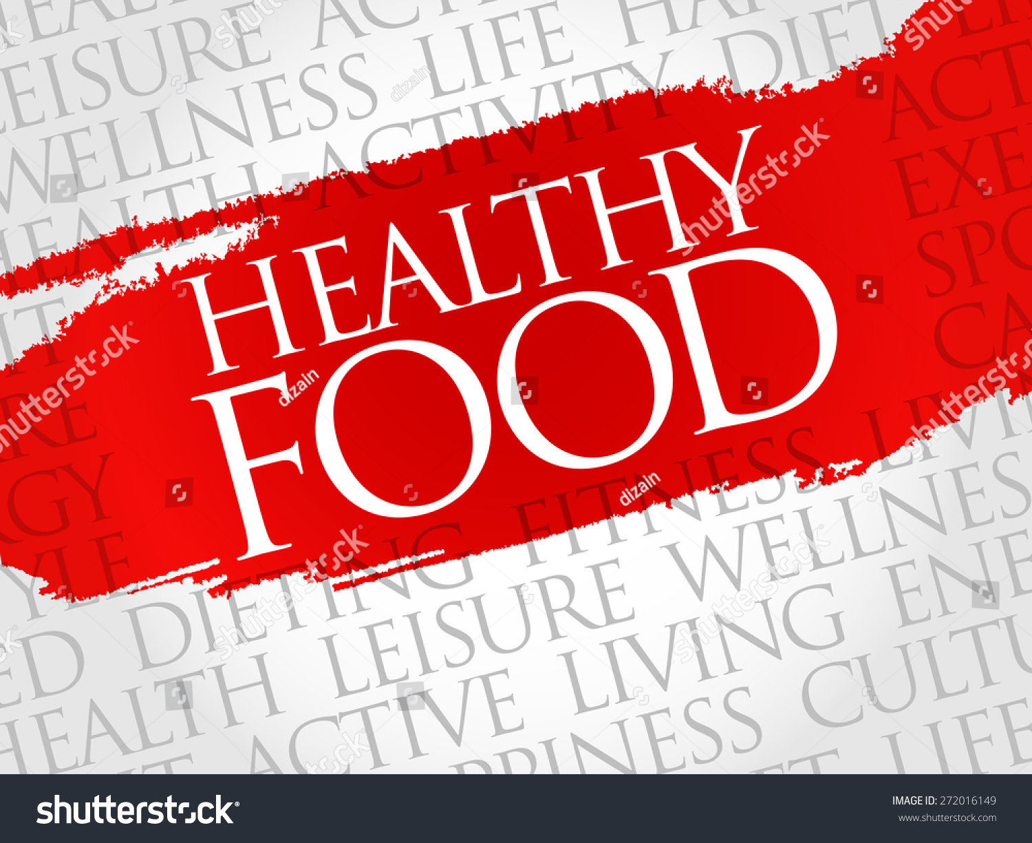 Healthy Food Word Cloud Health Concept Stock Vector Royalty Free