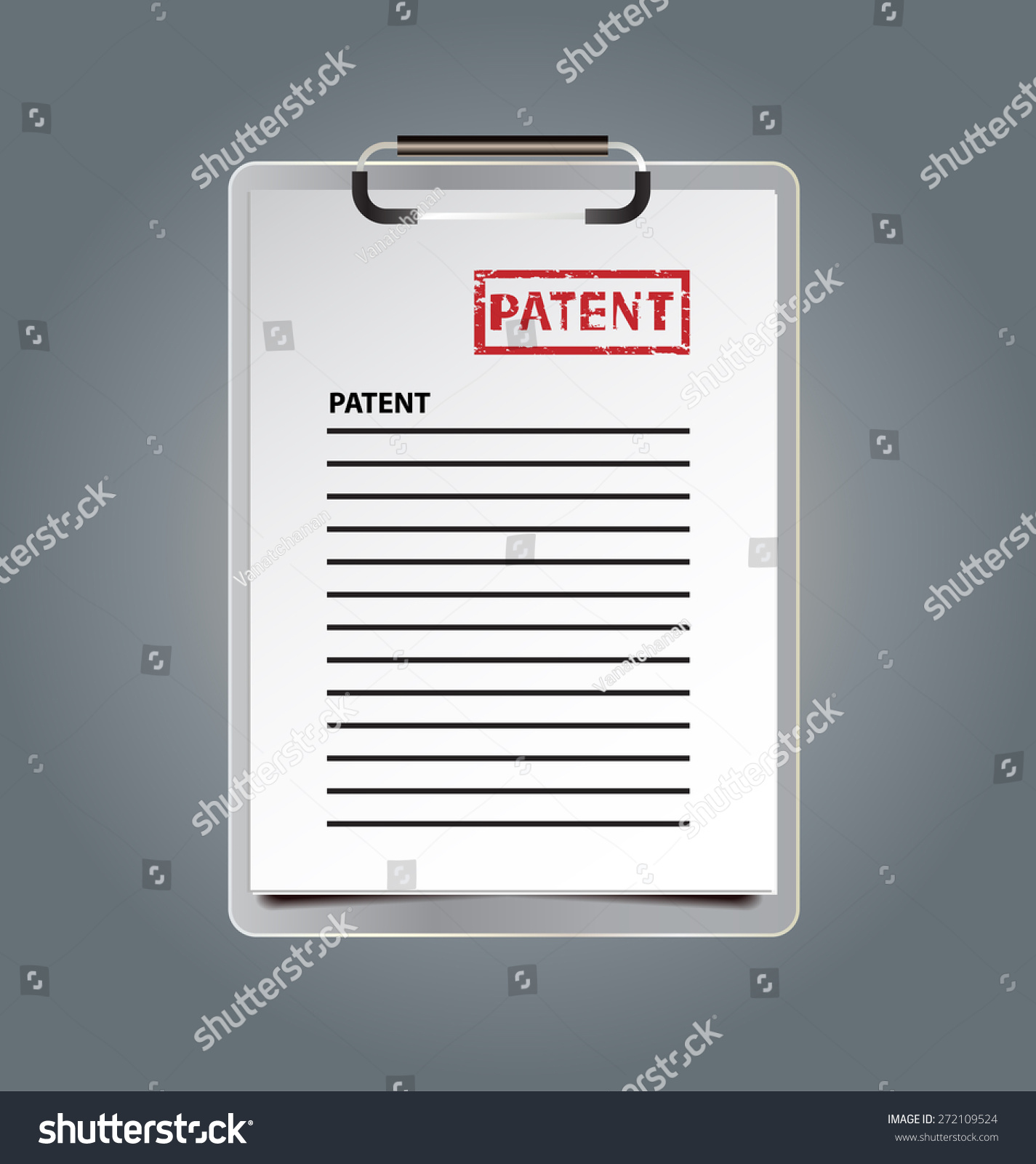 Patent Documents Vector Illustration Stock Vector Royalty Free   Stock Vector Patent Documents Vector Illustration 272109524 