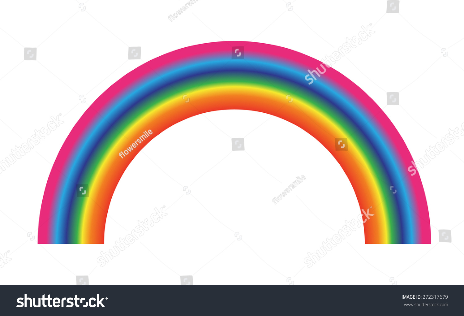 Colorful Rainbow Vector Stock Vector (Royalty Free) 272317679 ...