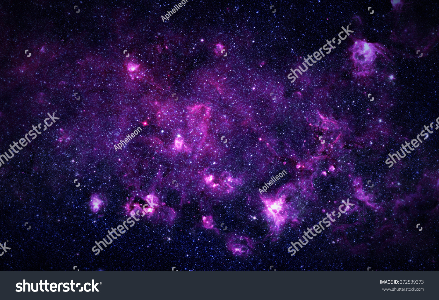 Purple Starfield Elements This Image Furnished Stock Photo 272539373 ...