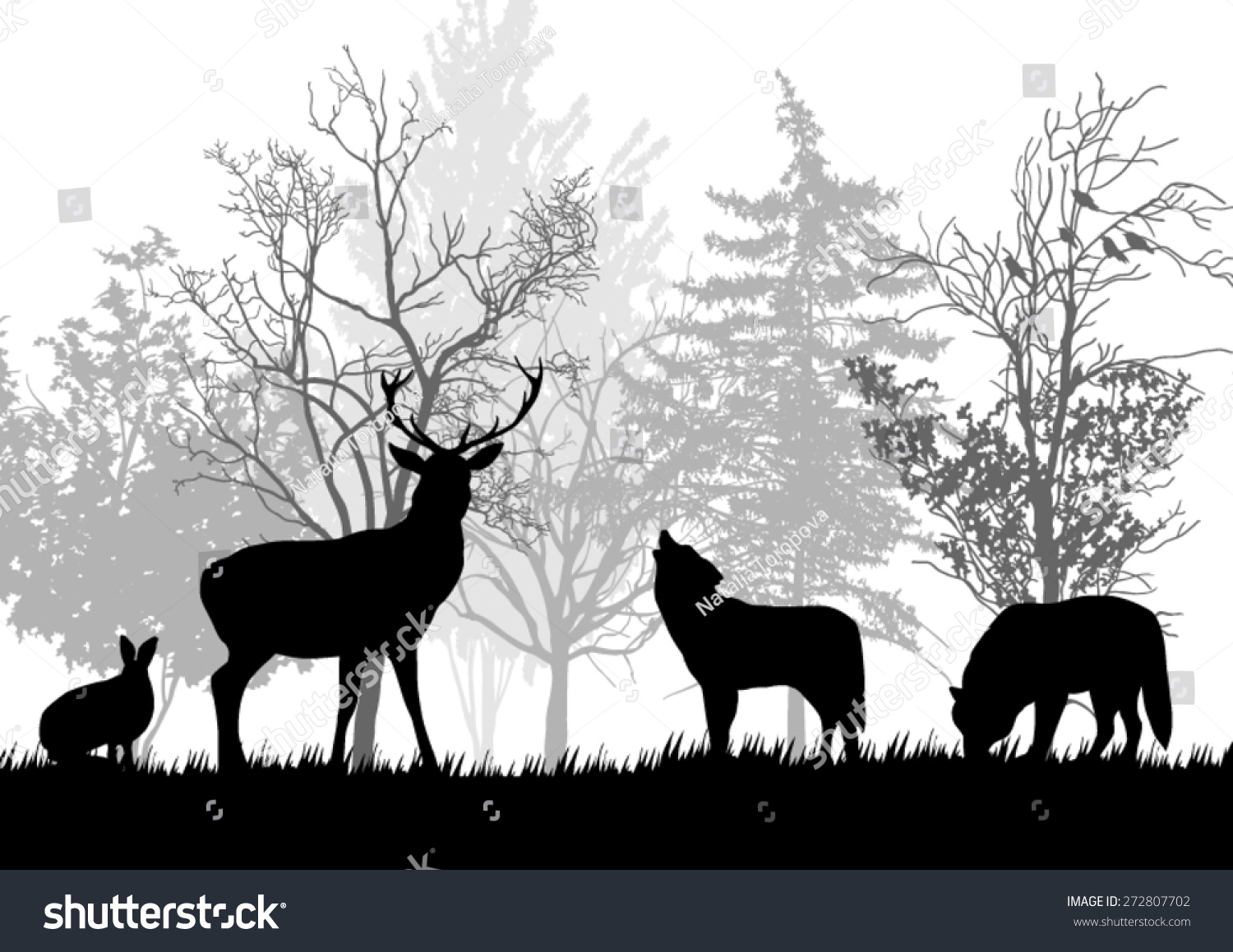 wild-animals-forest-silhouettes-vector-de-stock-libre-de-regal-as