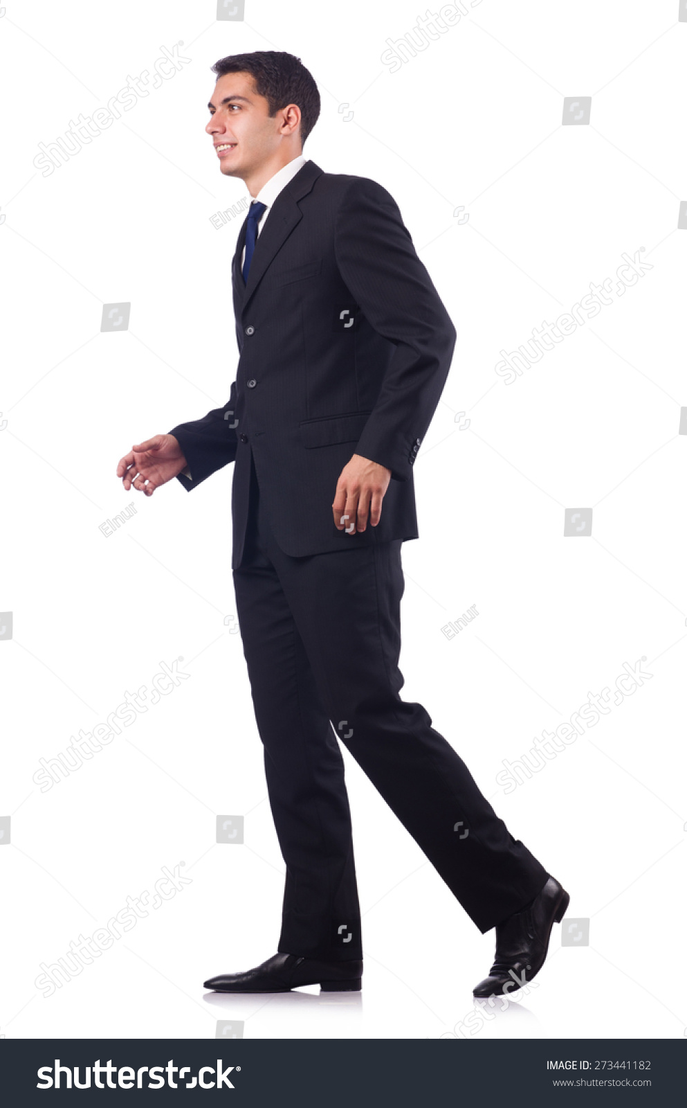 Businessman Formal Attire Isolated On White Stock Photo 273441182 ...