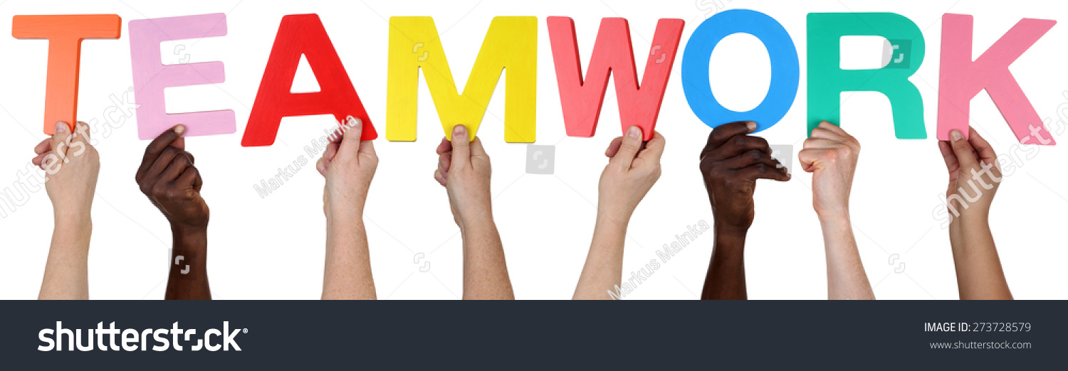 Multi Ethnic Group People Holding Word Stock Photo 273728579 | Shutterstock