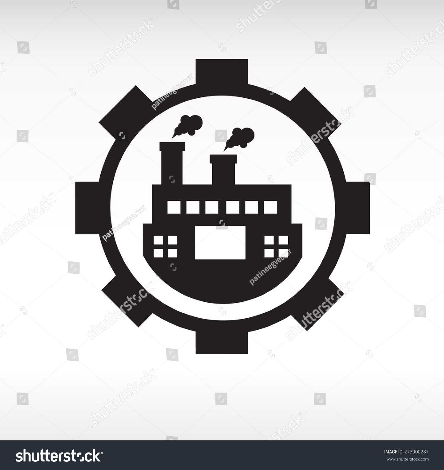 Factory Icon Stock Vector (Royalty Free) 273900287 | Shutterstock